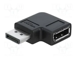 DeLOCK 66296 Adaptador DisplayPort 1.4 con ángulo de 90° izquierdo, 8K 60 Hz