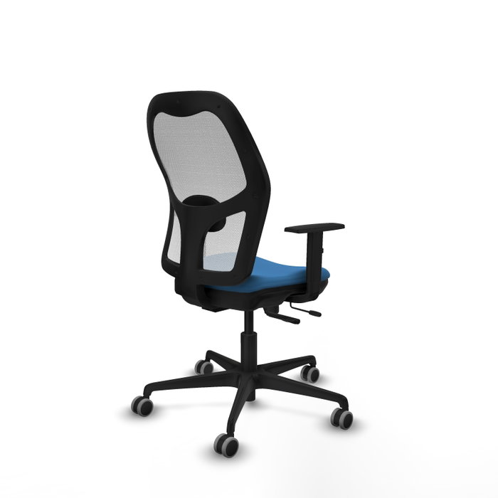 PIQUERAS Y CRESPO Silla de oficina Jorquera con mecanismo Sincro/Traslack, Azul claro y Blanco PIQUERAS Y CRESPO Silla de oficina Jorquera con mecanismo Sincro/Traslack, Azul claro y Blanco