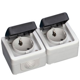 GSC Evolution Base doble estanca 16A IP44