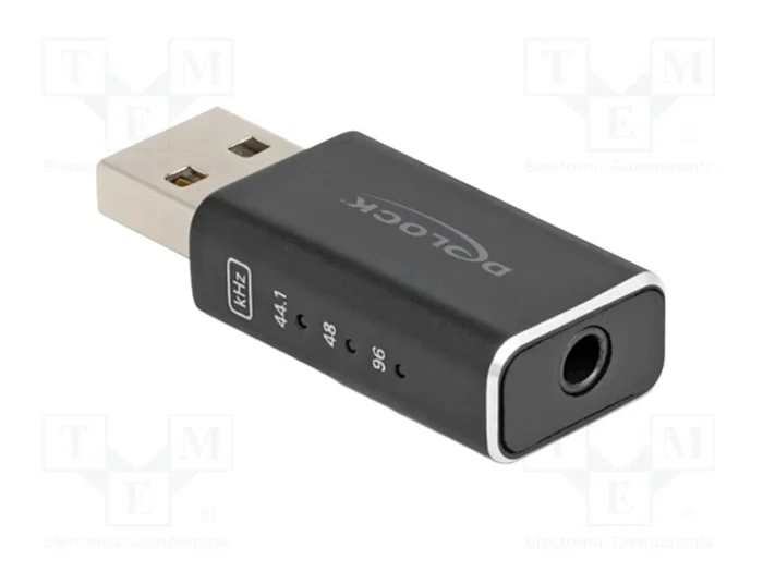 DeLOCK 68001 USB Gaming DAC 24 Bit / 96 kHz High Res Audio Negro DeLOCK 68001 USB Gaming DAC 24 Bit / 96 kHz High Res Audio Negro