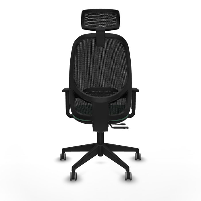 PIQUERAS Y CRESPO Silla de oficina Cilanco con mecanismo Sincro/Traslack Verde esmeralda y Negro PIQUERAS Y CRESPO Silla de oficina Cilanco con mecanismo Sincro/Traslack Verde esmeralda y Negro
