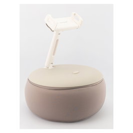 Realpower PillowStand-1 Soporte Pasivo para Smartphone y Tablet, Uso Interior, Color Beige
