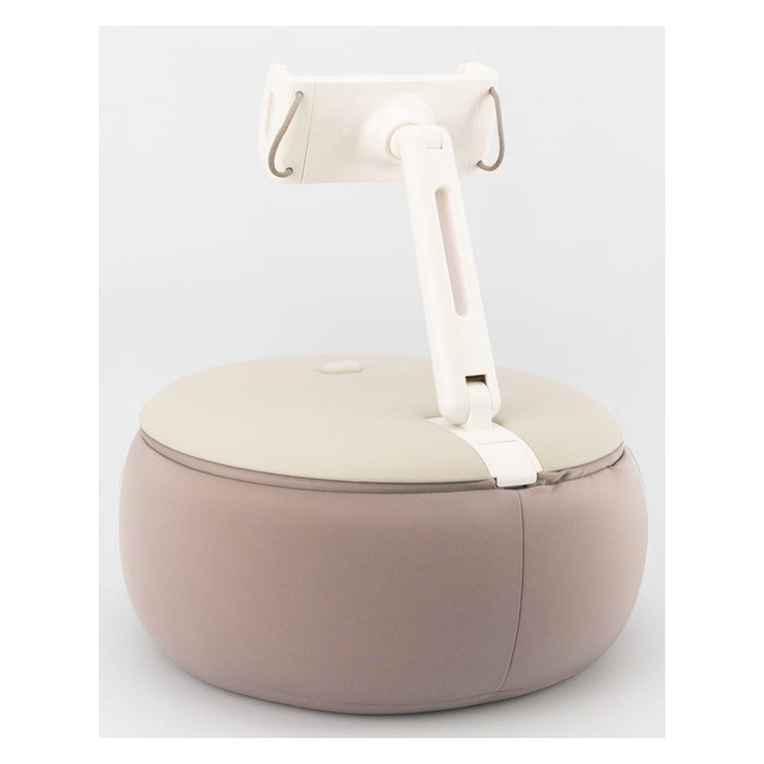 Realpower PillowStand-1 Soporte Pasivo para Smartphone y Tablet, Uso Interior, Color Beige