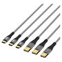 EFB Elektronik Set de 3 Cables USB-A a USB-C 60W QC 3A 2m