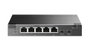 TP-Link TL-SG1005P-PD Switch Gigabit 5 Puertos con 1 Puerto PoE++ de Entrada y 4 Puertos PoE+ de Salida, Negro