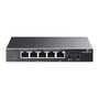 TP-Link TL-SG1005P-PD Switch Gigabit 5 Puertos con 1 Puerto PoE++ de Entrada y 4 Puertos PoE+ de Salida, Negro
