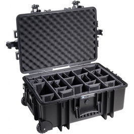 B&W Outdoor Case Type 6700 negro con sistema de divisores