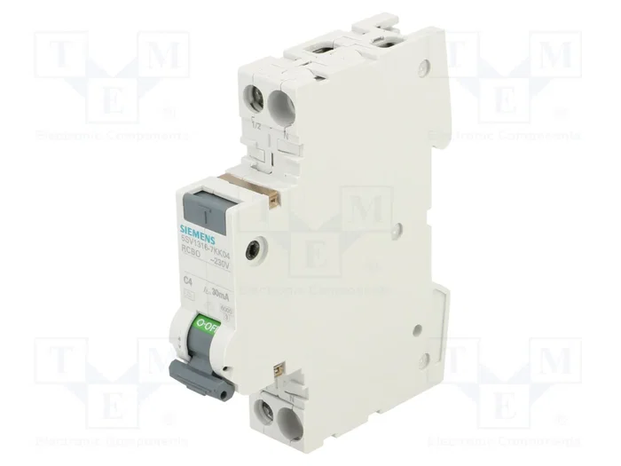 SIEMENS 5SV1316-7KK04 RCBO Tipo A 4A 30mA SIEMENS 5SV1316-7KK04 RCBO Tipo A 4A 30mA