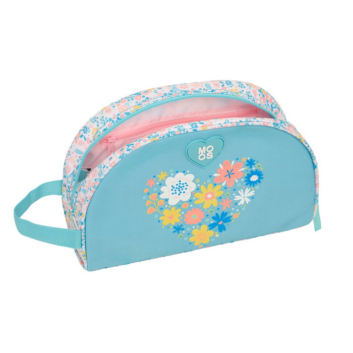 Neceser de Viaje Moos Fiori Multicolor Reciclable 28 x 18 x 10 cm
