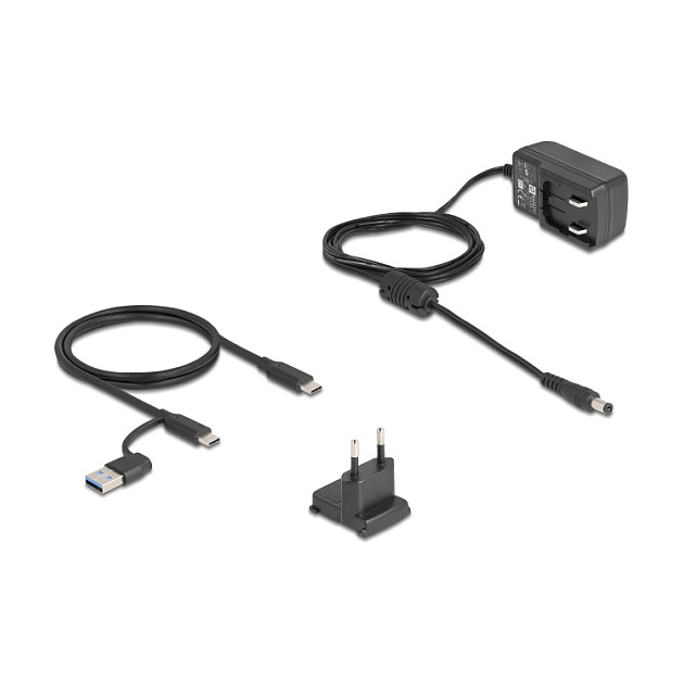 DeLOCK Estación de acoplamiento 64280 USB 10 Gbps para HDD/SSD SATA y M.2 NVMe
