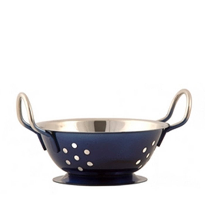 Venus Mini Escurridora de Acero Inoxidable Azul, 13 cm Venus Mini Escurridora de Acero Inoxidable Azul, 13 cm