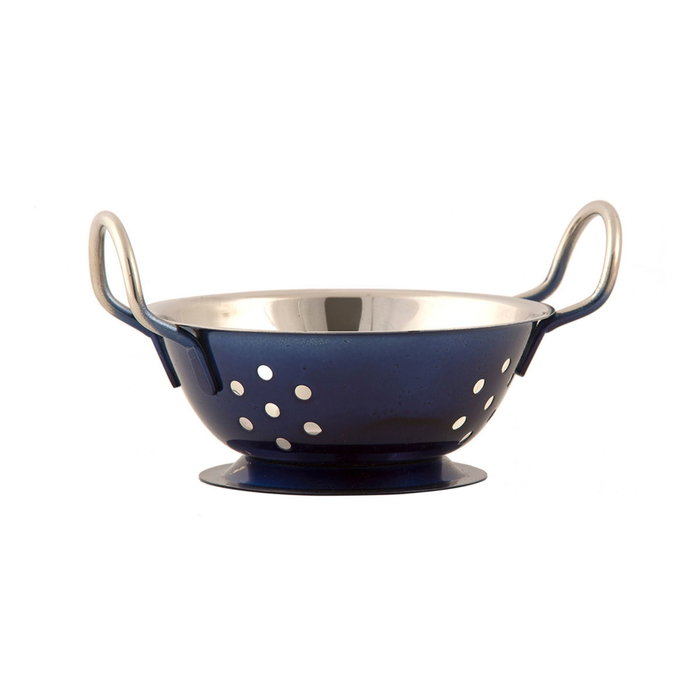 Venus Mini Escurridora de Acero Inoxidable Azul, 13 cm Venus Mini Escurridora de Acero Inoxidable Azul, 13 cm