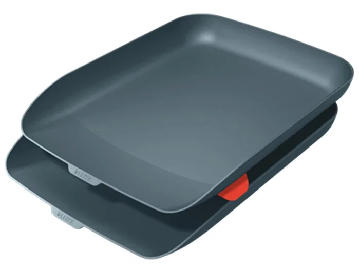 LEITZ Bandeja Sobremesa Cosy Gris Set de 2