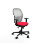 PIQUERAS Y CRESPO Silla de oficina Jorquera Rojo y Blanco