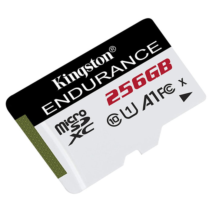 Kingston SDCE/256GB MicroSDXC de 256GB Clase 10 UHS-I U1 A1 Alta Resistencia 95MB/s Lectura 45MB/s Escritura Tarjeta de Memoria Retail