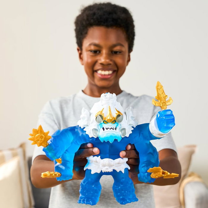 BANDAI Goo Jit Zu Rey de Hielo King Frostbite con efectos de sonido y luz