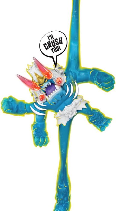 BANDAI Goo Jit Zu Rey de Hielo King Frostbite con efectos de sonido y luz