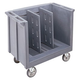 CAMBRO - TDC30-191 - Carro ajustable para bandejas y platos con dos separadores 240 bandejas - 99 x 59 x 88 cm - Gris granito