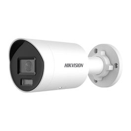 Hikvision DS-2CD2086G2H-IU Cámara de Seguridad IP Exterior Pro 8MP AcuSense, Lente 2.8mm, 4K, PoE, Visión Nocturna 40m, IP67, WDR 120dB, Blanco/Negro