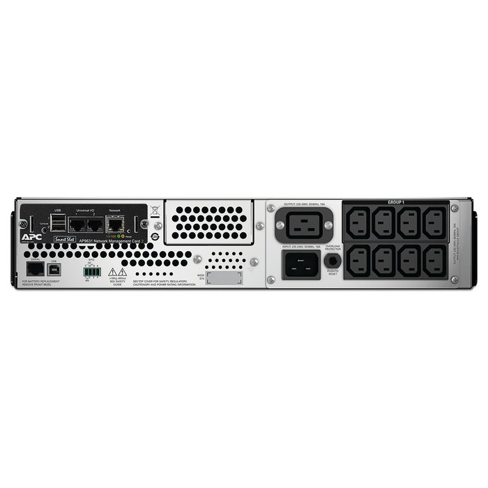 APC Smart-UPS 2200VA LCD RM SMT2200RMI2UNC con Tarjeta de Gestión de Red