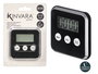 Kinvara Reloj Digital Cocina con Imán Negro 8x8x2 cm (Set de 24)