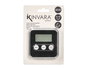 Kinvara Reloj Digital Cocina con Imán Negro 8x8x2 cm (Set de 24)