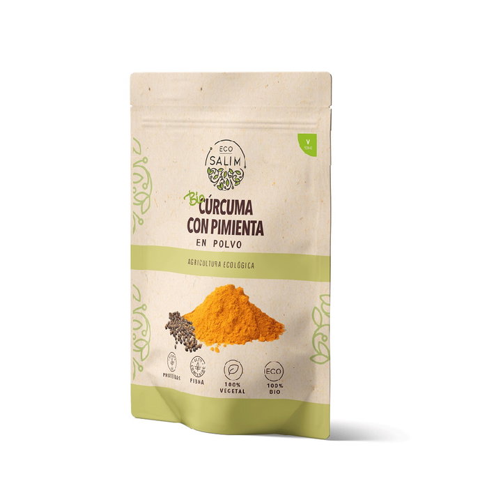 ECO SALIM Cúrcuma y Pimienta en polvo Bio Vegan