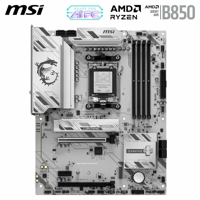 MSI B850 GAMING PLUS WIFI6E ATX AM5 DDR5 MSI B850 GAMING PLUS WIFI6E ATX AM5 DDR5