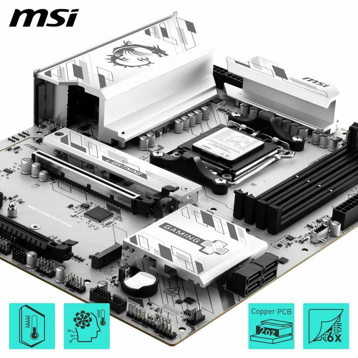 MSI B850 GAMING PLUS WIFI6E ATX AM5 DDR5 MSI B850 GAMING PLUS WIFI6E ATX AM5 DDR5