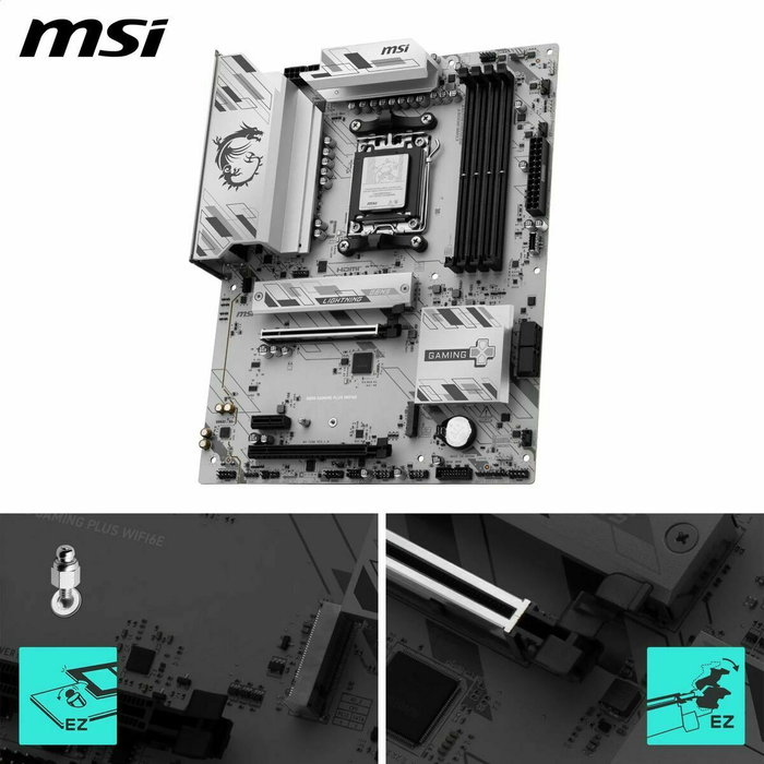 MSI B850 GAMING PLUS WIFI6E ATX AM5 DDR5 MSI B850 GAMING PLUS WIFI6E ATX AM5 DDR5