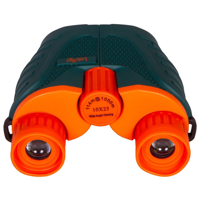 Levenhuk LabZZ B6 Prismáticos de 10x para Niños Verde/Naranja