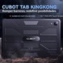 Cubot Tab King Kong 4 Tablet Android 13, Pantalla 10.1" FHD+, 8GB RAM + 256GB ROM, 16MP Cámara, Batería 10600mAh