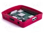 RASPBERRY PI Carcasa para Raspberry Pi 1 A+ y 3 A+ en Blanco y Rojo