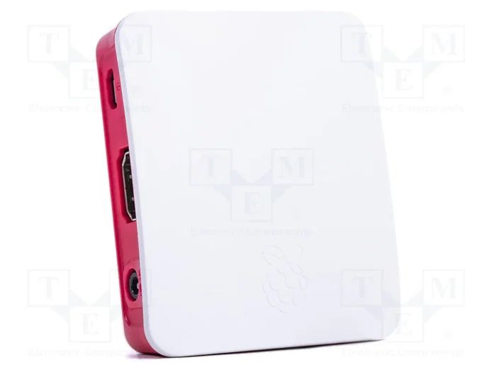 RASPBERRY PI Carcasa para Raspberry Pi 1 A+ y 3 A+ en Blanco y Rojo RASPBERRY PI Carcasa para Raspberry Pi 1 A+ y 3 A+ en Blanco y Rojo
