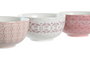 DKD Home Decor Cuencos de Dolomita PIXEL LOVE Surtidos