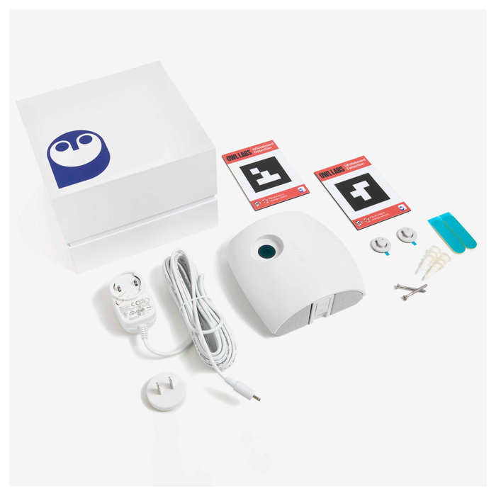 Owl Labs Whiteboard Owl - Cámara para pizarra 13 MP Full HD (4208x3120) 10 pps, sensor CMOS, Wi-Fi/Bluetooth 5.0, color blanco
