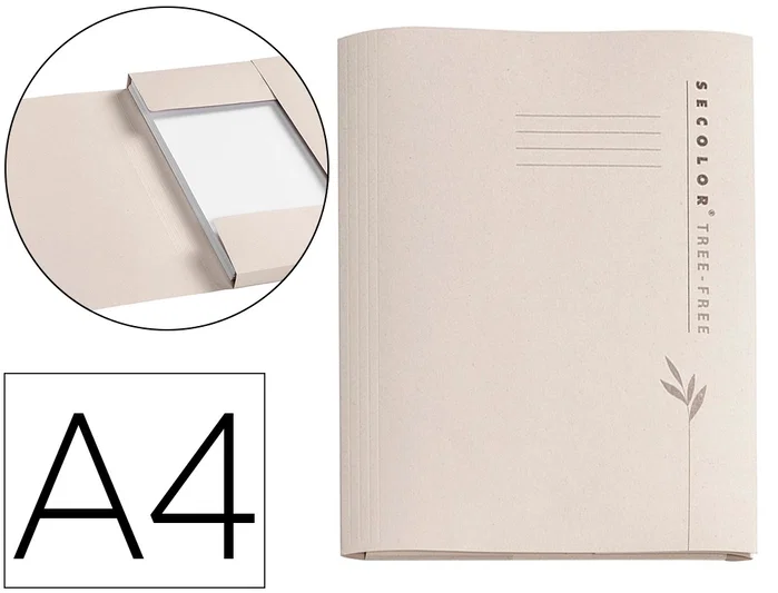 Djois Subcarpeta Ecológica de Tres Solapas A4 Crema Djois Subcarpeta Ecológica de Tres Solapas A4 Crema