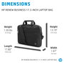HP Renew Business Maletín para Portátil 17,3 pulgadas Negro