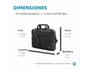 HP Maletín Renew Business para Portátil de 17,3 pulgadas, Negro
