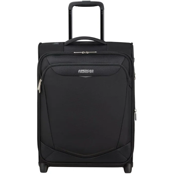 American Tourister Maleta de Cabina SummerRide 55cm 55x40x25cm Expandible, 2 Ruedas, Negro, con Cerradura TSA American Tourister Maleta de Cabina SummerRide 55cm 55x40x25cm Expandible, 2 Ruedas, Negro, con Cerradura TSA