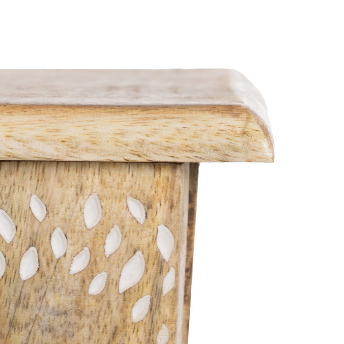 Caja Llaves Blanco-Natural 18 X 7,50 X 28 cm