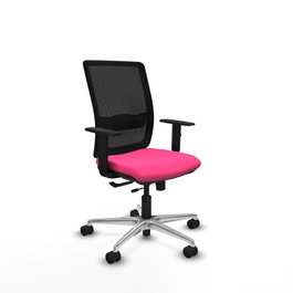 PIQUERAS Y CRESPO Silla de oficina Haches Rosa y Negro