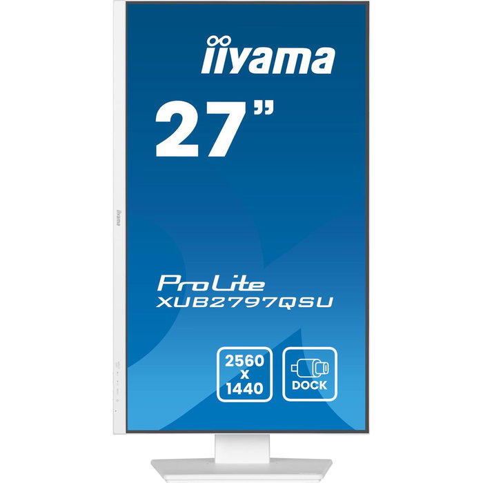 iiyama ProLite XUB2797QSU-W2 Monitor 27 pulg. QHD IPS Blanco