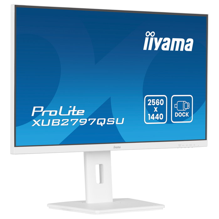 iiyama ProLite XUB2797QSU-W2 Monitor 27 pulg. QHD IPS Blanco