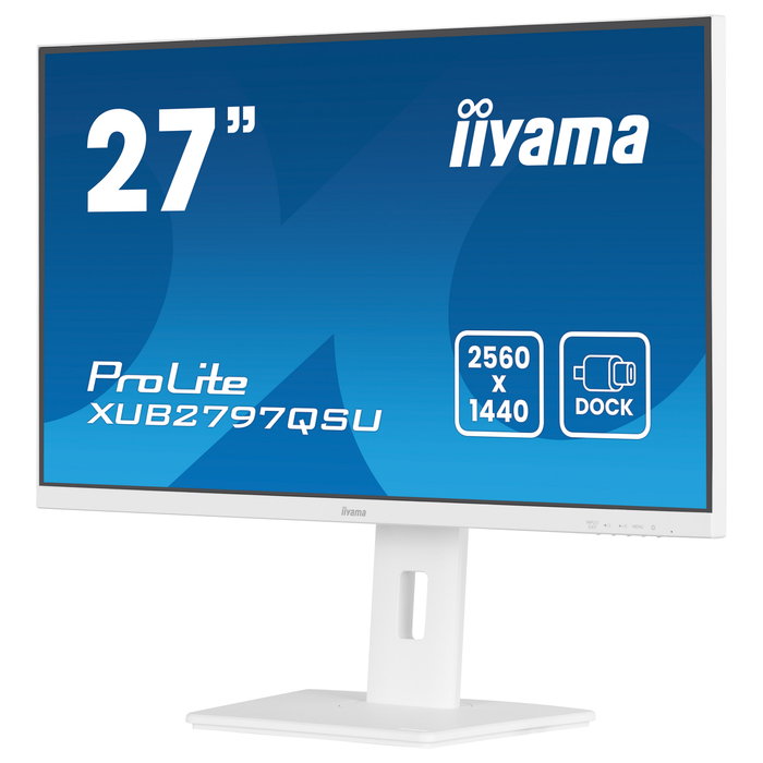 iiyama ProLite XUB2797QSU-W2 Monitor 27 pulg. QHD IPS Blanco
