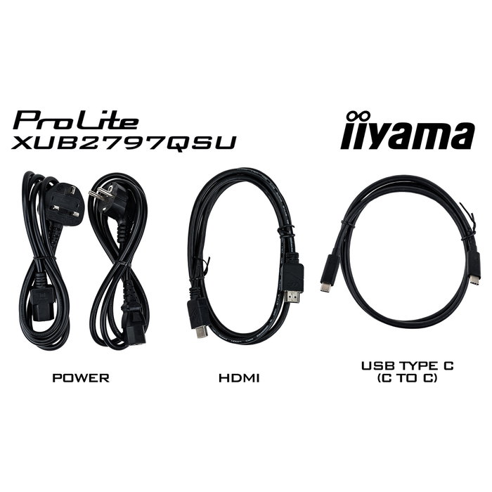 iiyama ProLite XUB2797QSU-W2 Monitor 27 pulg. QHD IPS Blanco
