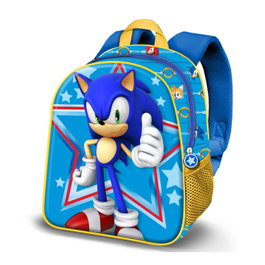Karactermania Mochila Sonic 3D Elite Star Azul