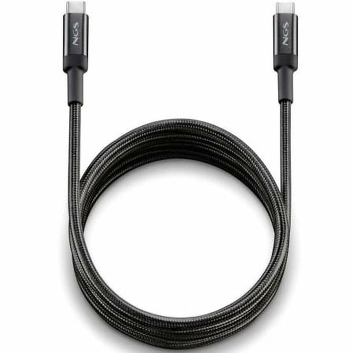 NGS Cable USB C a USB C KNOT 100W-3 de 3m Negro