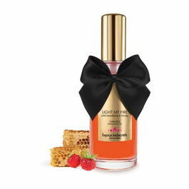 Aceite de Masaje Erótico Bijoux Cosmetiques Light My Fire 100 ml Fresa Efecto Calor