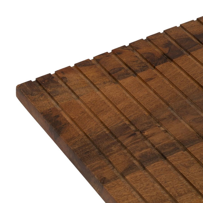 Ixia Mesa de Centro Marrón-Negro de Madera de Mango y Hierro